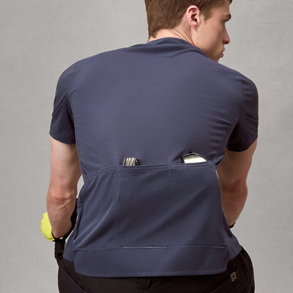 Trikot ENDURA LOOP ZIPPED Kurzarm Carbon Grau