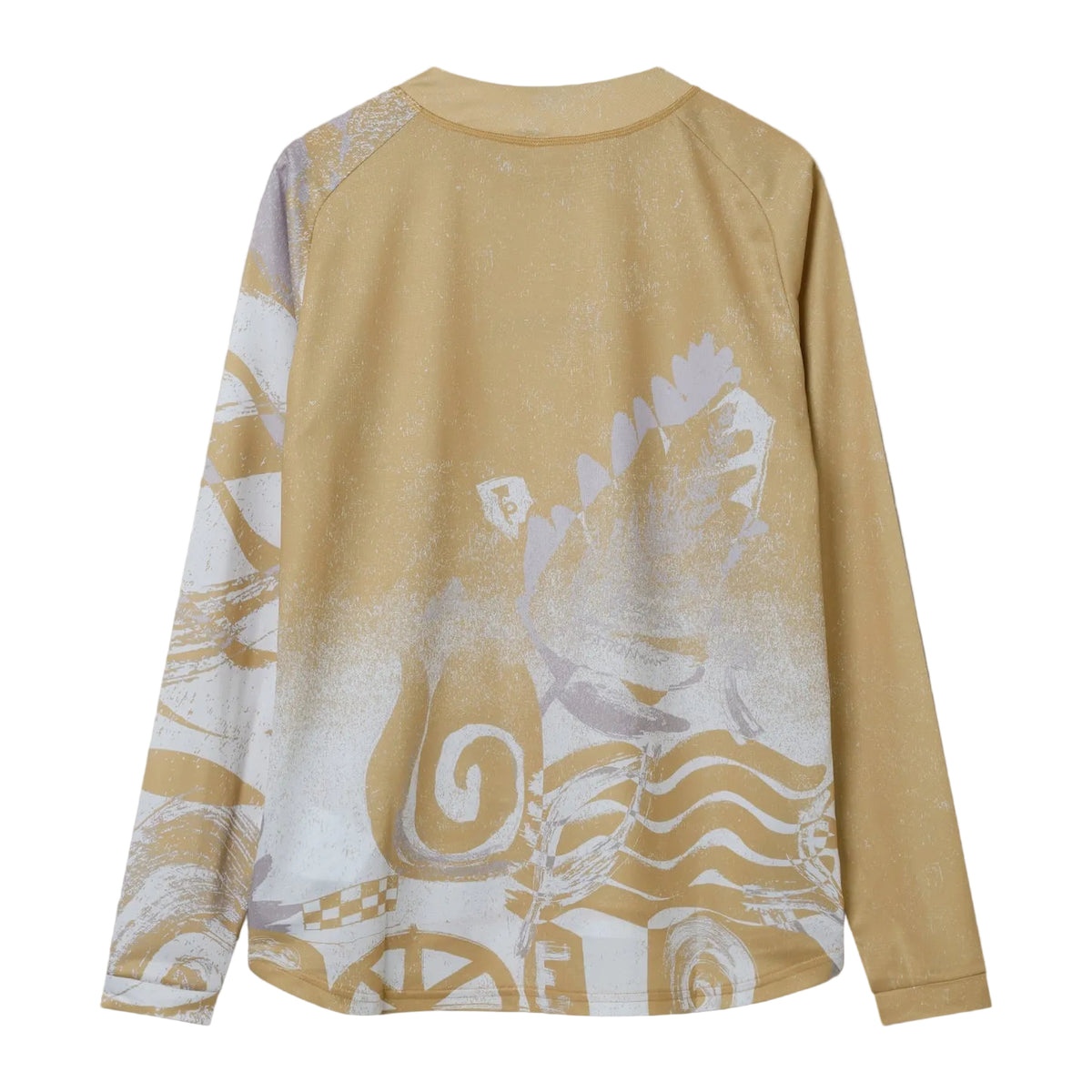 Trikot ENDURA SINGLETRACK PRINT Langarm Sand