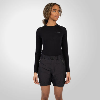ENDURA HUMMVEE LINER Damen-Shorts Schwarz