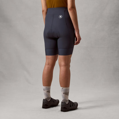 Kurze Radhose ENDURA LOOP WAIST Damen Carbon Grs