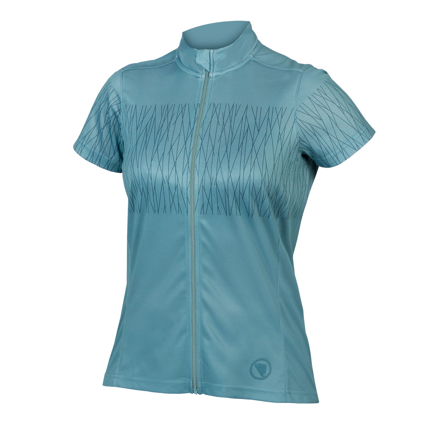 ENDURA HUMMVEE RAY Damen Trikot Kurzarm Blau