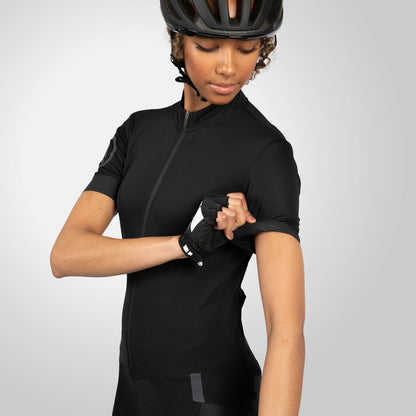 Trikot ENDURA FS260 Damen Kurzarm Schwarz