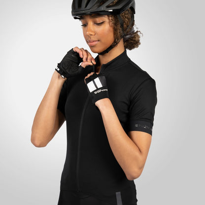 Trikot ENDURA FS260 Damen Kurzarm Schwarz