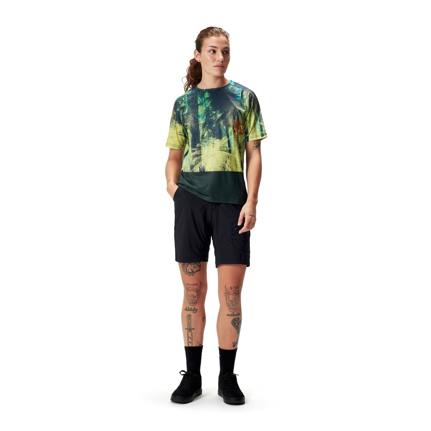 ENDURA TROPICAL Damen Trikot Kurzarm Grün