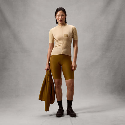 Trikot ENDURA ALLTRACK RIDE Kurzarm Damen Sand