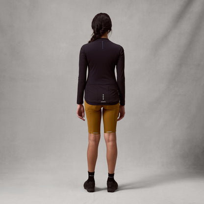 Trikot ENDURA ALLTRACK RIDE Lange Ärmel Damen Schwarz