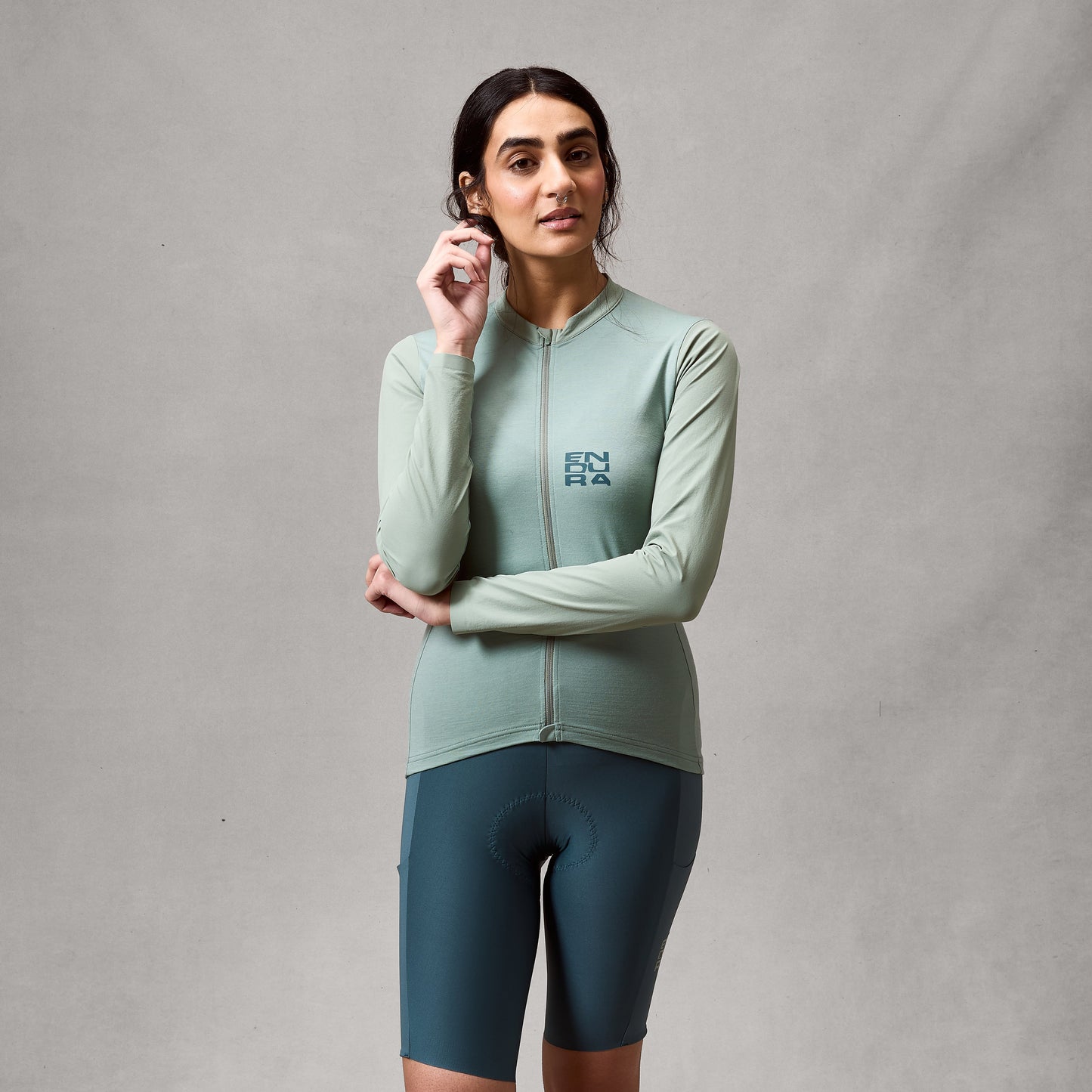 ENDURA ALLTRACK RIDE Langarm Trikot Women Sage Green
