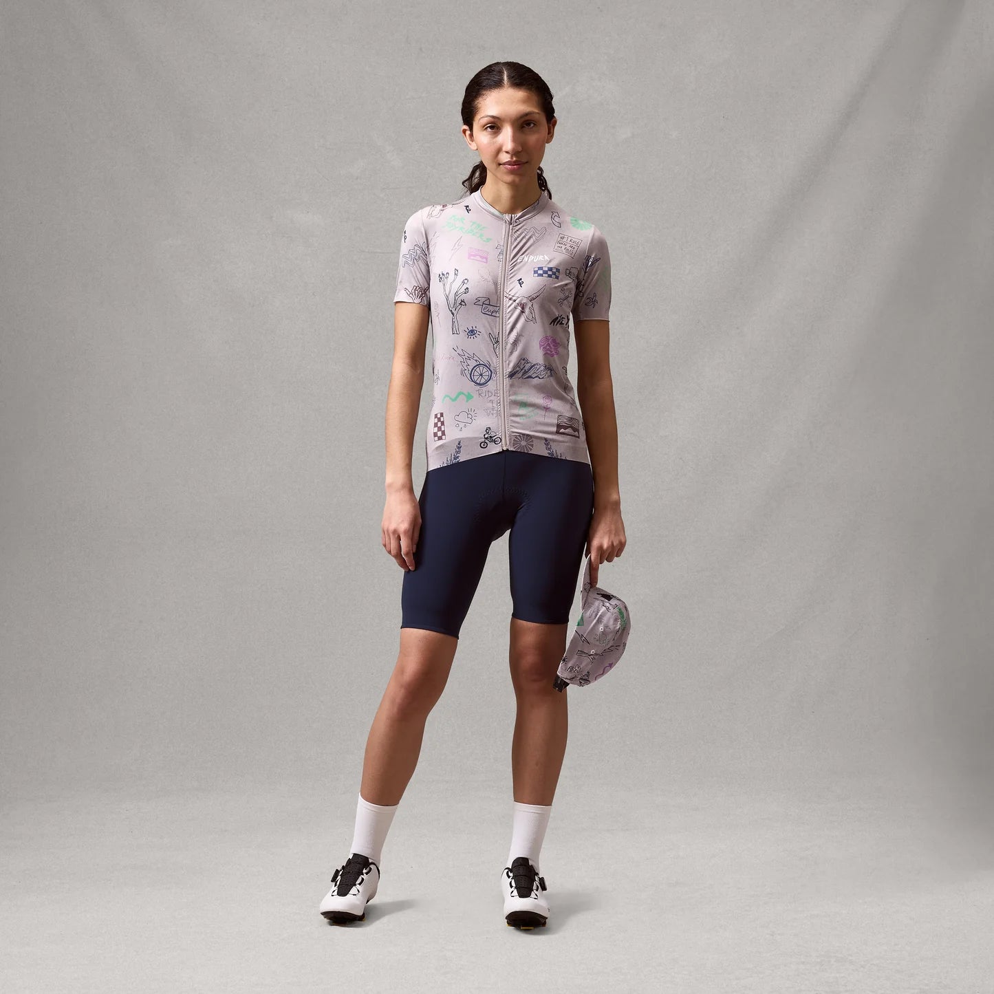 ENDURA PRO SL PRINT GTI Kurzarm Trikot Women Titanium