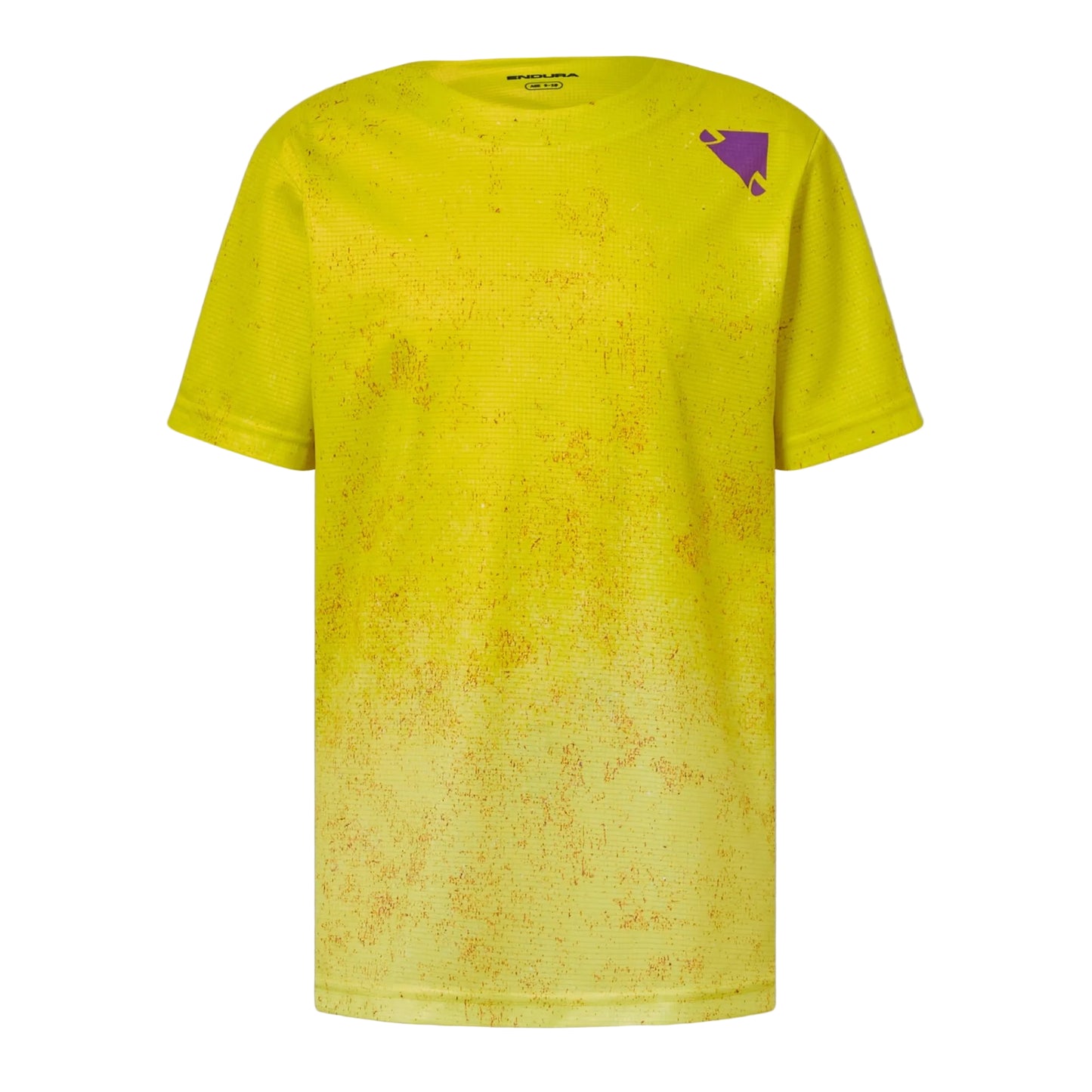 ENDURA SINGLETRACK Junior Trikot Kurzarm Gelb