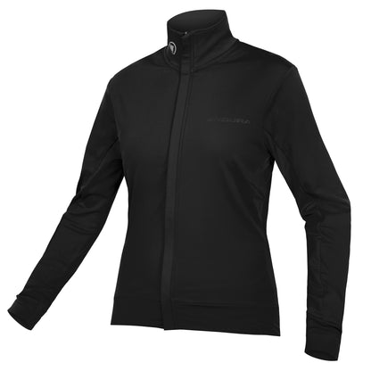 Trikot ENDURA XTRACT ROUBAIX Langarm Damen Schwarz