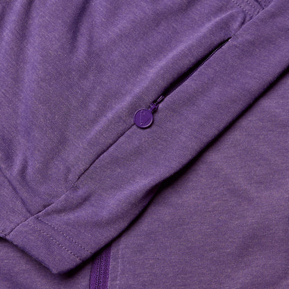 Trikot ENDURA LOOP ZIPPED Kurzarm Damen Violett