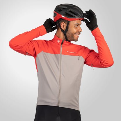 Jacke ENDURA WINDCHILL II Grau/Rot