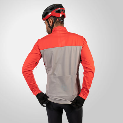 Jacke ENDURA WINDCHILL II Grau/Rot