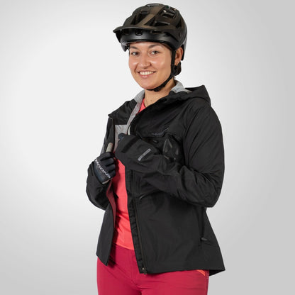Jacke ENDURA SINGLETRACK II Damen Schwarz