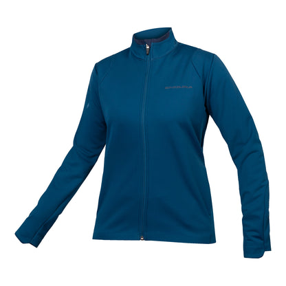 Jacke ENDURA SINGLETRACK SOFTSHELL Damen Blau
