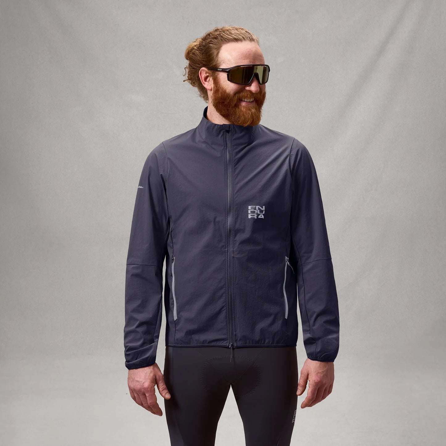 ENDURA ALLTRACK RIDE PACKABLE Carbon Jacket Grau