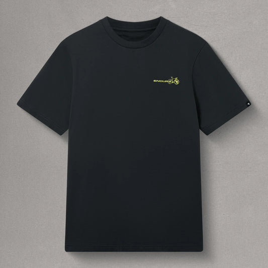 T-Shirt ENDURA PEDAL POWER GRAPHIC Carbon Grau