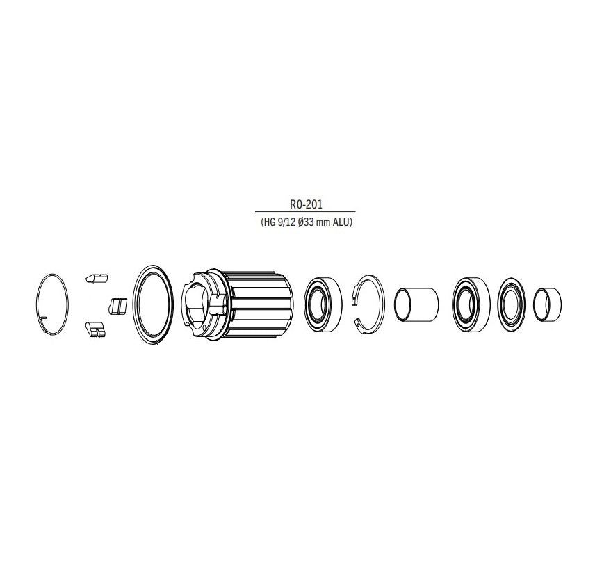 FULCRUM Freilaufkörper Typ Shimano 10/11 Fach Aluminium #R0-201