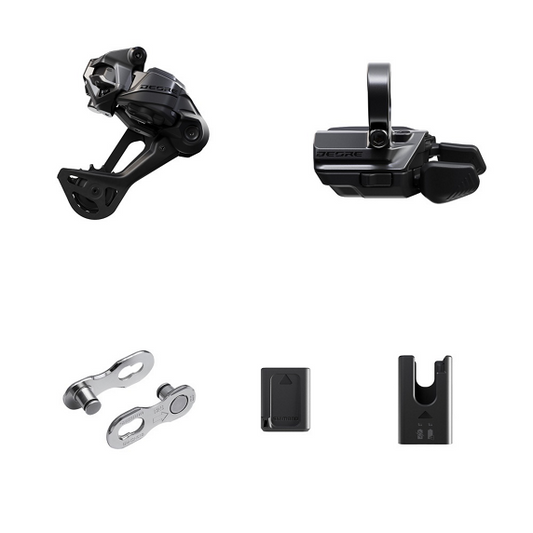 Upgrade-Kit SHIMANO DEORE Di2 Wireless M6250-SGS Langer Gabelkopf Montage Schelle