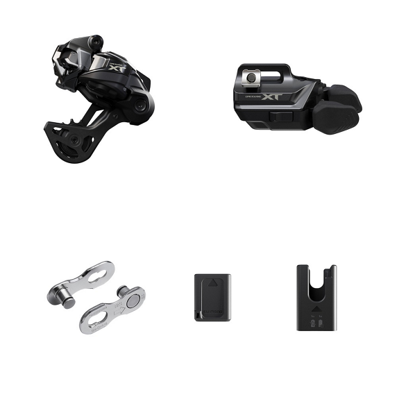 Upgrade-Kit SHIMANO XT Di2 M8250 Wireless GS Chape Medium Montagehebel