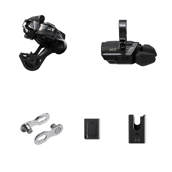 Upgrade-Kit SHIMANO XT Di2 M8250 Wireless GS Mittlerer Gabelkopf Montage Schelle