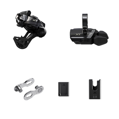 Upgrade-Kit SHIMANO XT Di2 M8250 Wireless GS mittlere Schaltbox Klemmbefestigung