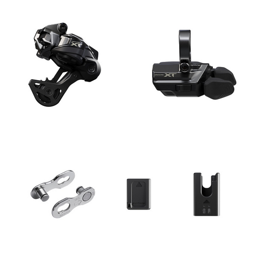 Upgrade-Kit SHIMANO XT Di2 M8250 Wireless GS Mittlerer Gabelkopf Montage Schelle