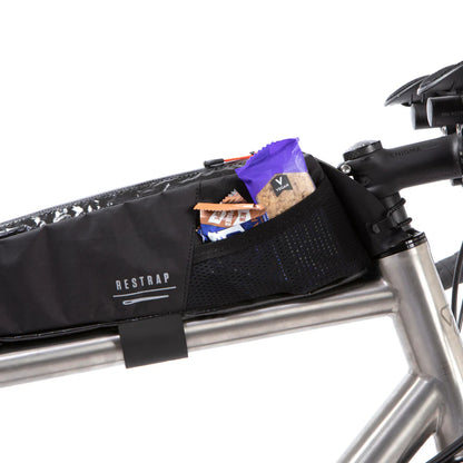 Rahmentasche RESTRAP RACE TOP TUBE BAG LONG 2 L Schwarz
