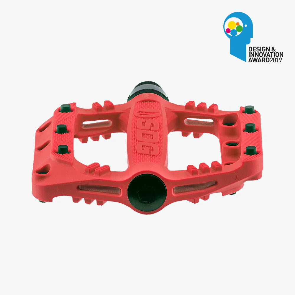 Flat Pedals SDG SLATER Junior Rot