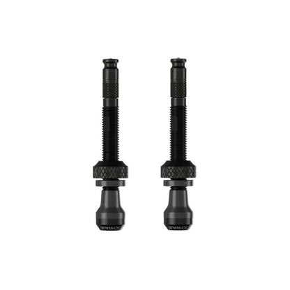 2er-Set Tubeless-Ventile SCHWALBE CLIK VALVE 60 mm Schwarz