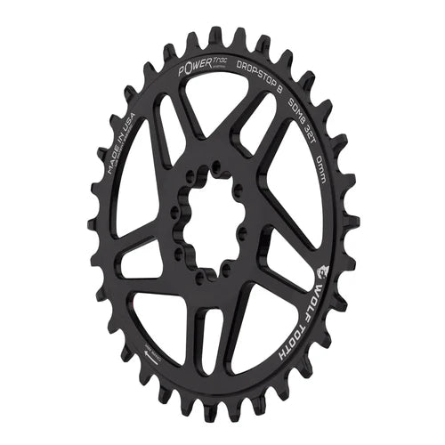Kettenblatt Mono Oval WOLF TOOTH 12V SRAM Direct Mount 8 Schrauben Offset 3mm