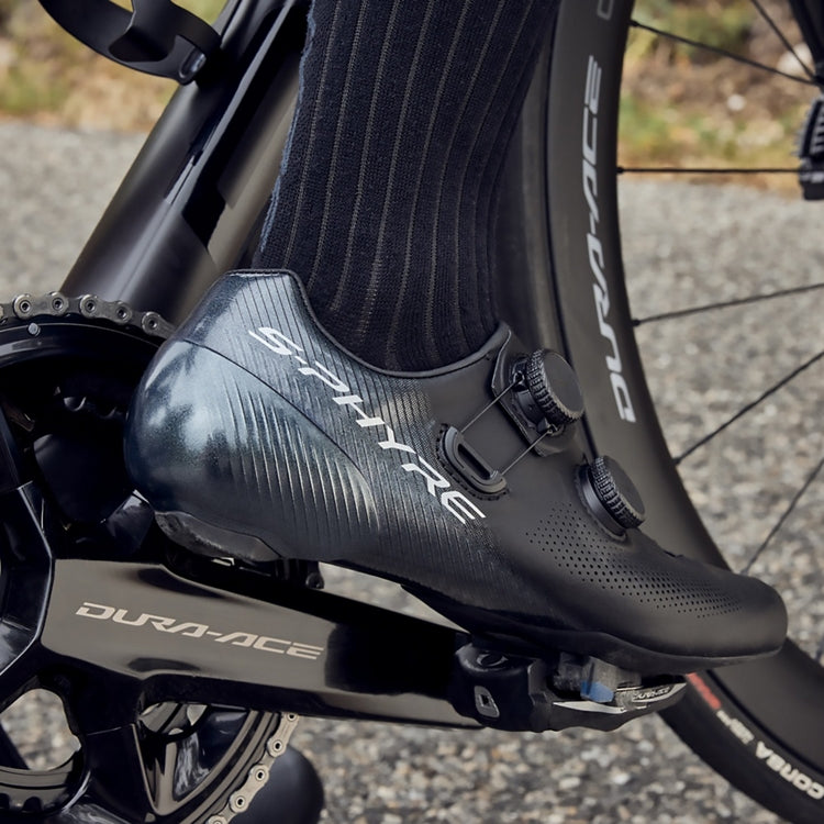 Straßenschuhe SHIMANO RC9 S-PHYRE Schwarz 2025