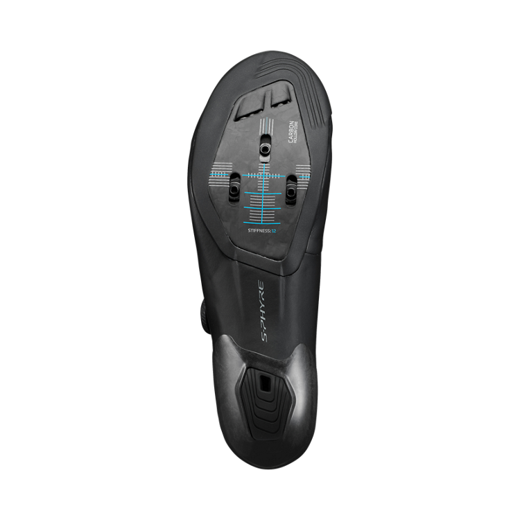 Straßenschuhe SHIMANO RC910 S-PHYRE Schwarz