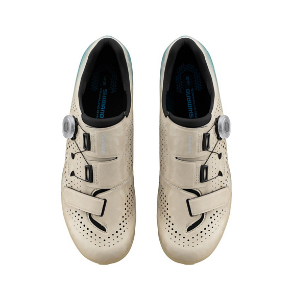SHIMANO RX600 GRAVEL Schuhe Beige/Blau