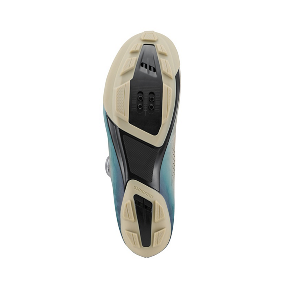 SHIMANO RX600 GRAVEL Schuhe Beige/Blau