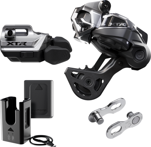Upgrade-Kit SHIMANO XTR Di2 Wireless M9250-GS Mittlerer Gabelkopf Hebelmontage