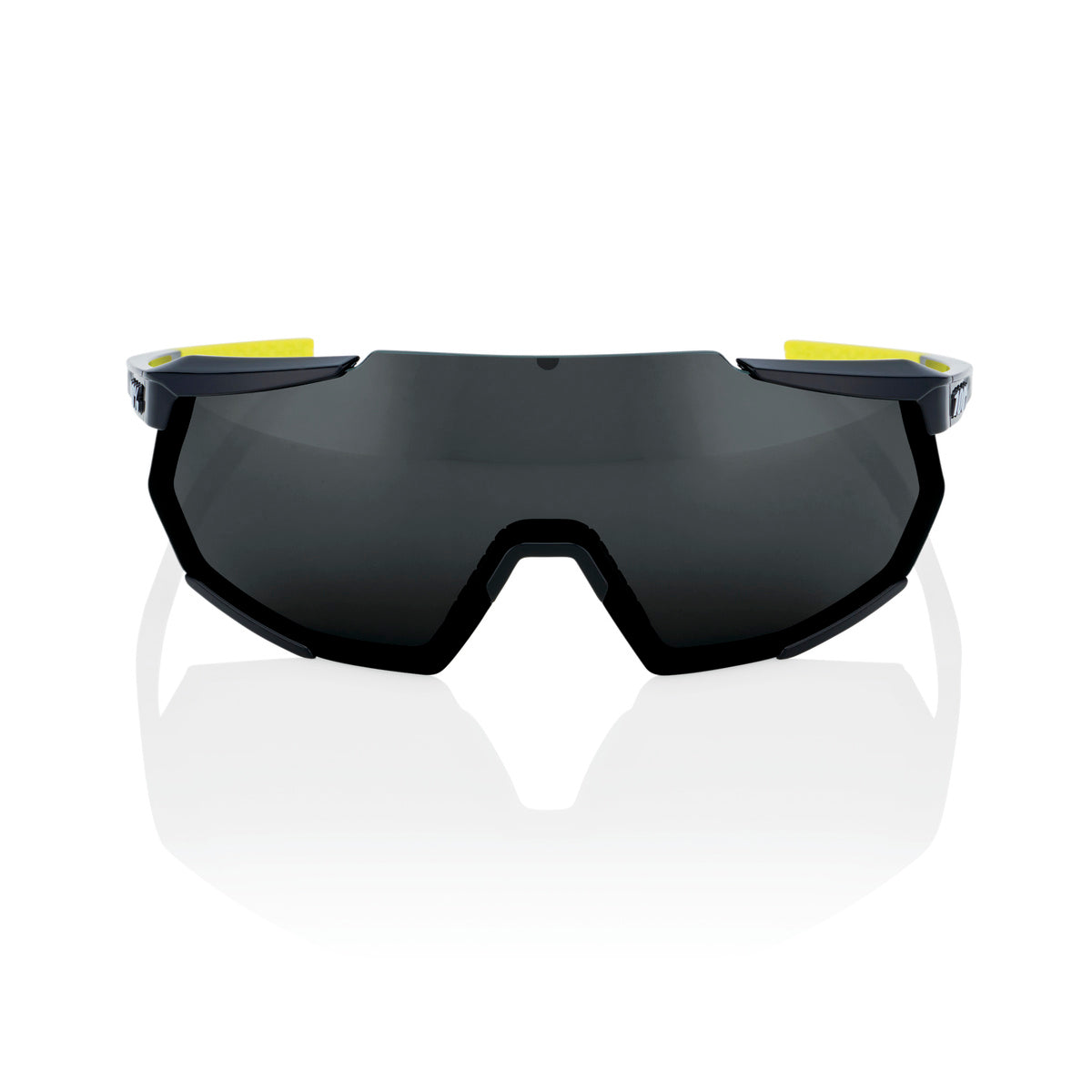 100% RACETRAP 3.0 Brille Schwarz Brillant Smoke Lens