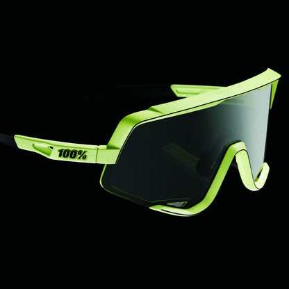 Brille 100% GLENDALE Soft Tact Glow Gelb Smoke Lens