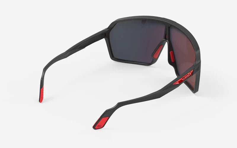 RUDY PROJECT SPINSHIELD Brille Schwarz Gläser RP Optics Multilaser Red