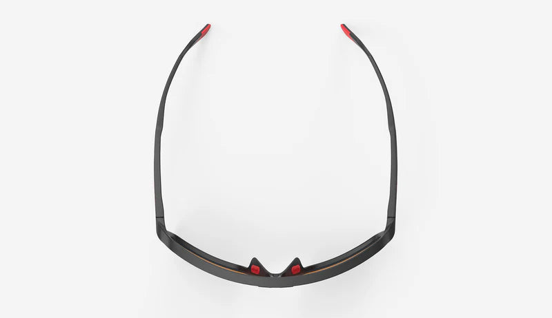 RUDY PROJECT SPINSHIELD Brille Schwarz Gläser RP Optics Multilaser Red