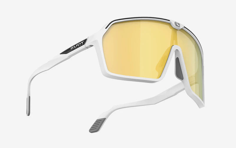 RUDY PROJECT SPINSHIELD Brille Weiß Gläser RP Optics Multilaser Gold