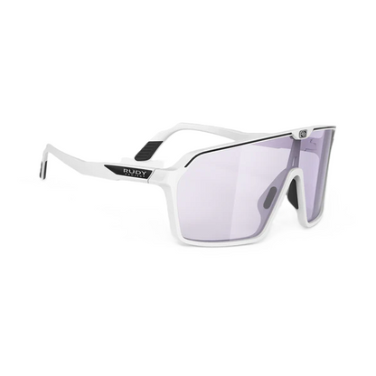 Brille RUDY PROJECT SPINSHIELD Weiß Gläser IMPACTX™ Photochrom Laser Purple