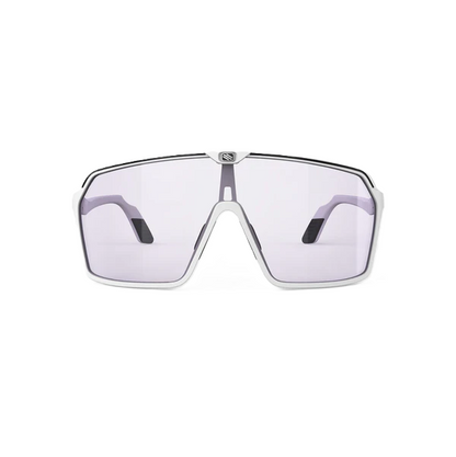 Brille RUDY PROJECT SPINSHIELD Weiß Gläser IMPACTX™ Photochrom Laser Purple