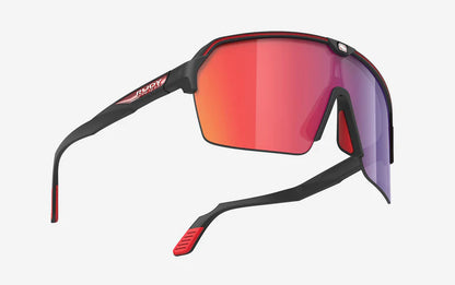 Brille RUDY PROJECT SPINSHIELD AIR Schwarz Matt Gläser RP Optics Multilaser Red