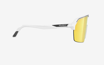 Brille RUDY PROJECT SPINSHIELD AIR Weiß Matt Gläser RP Optics Multilaser Gold