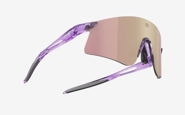 RUDY PROJECT ASTRAL X Crystal Lilac Gläser RP Optics Multilaser Rose Gold Brille