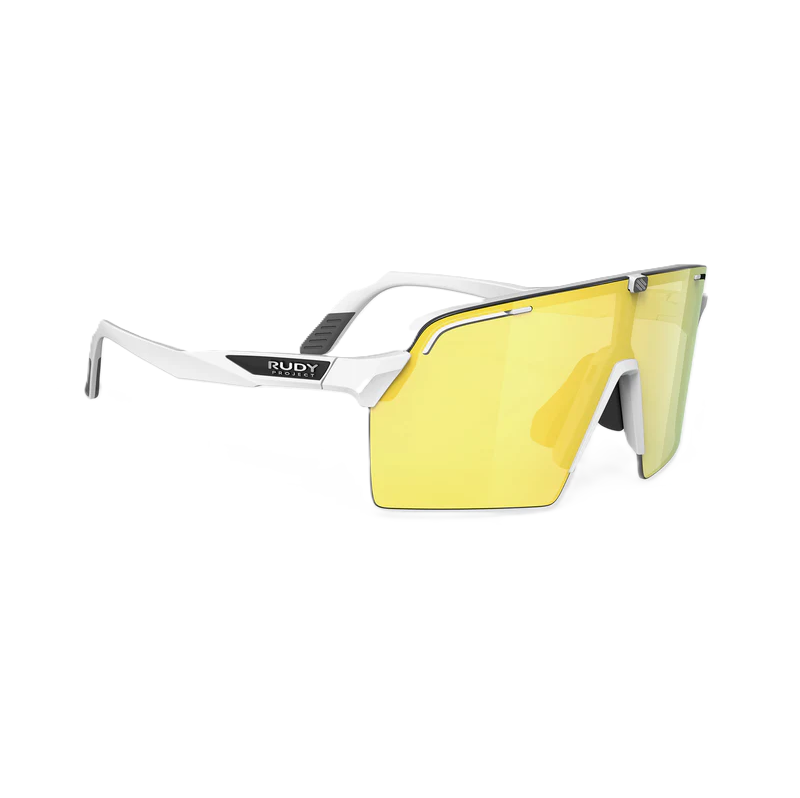 RUDY PROJECT SPINSHIELD PRO Brille Weiß Gläser RP Optics Multilaser Yellow