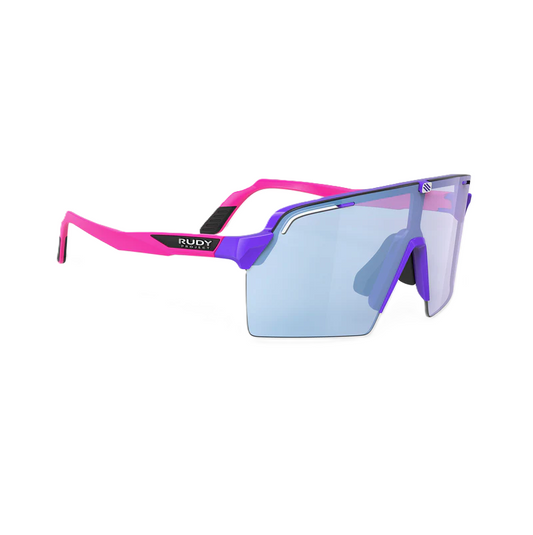 RUDY PROJECT SPINSHIELD PRO Brille Pink/Violett Gläser RP Optics Multilaser Ice