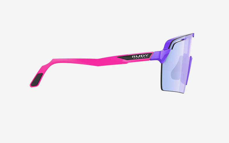 RUDY PROJECT SPINSHIELD PRO Brille Pink/Violett Gläser RP Optics Multilaser Ice