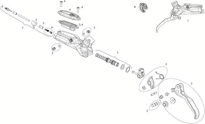 SRAM G2 RS Bremshebel